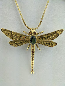 18k dragonfly pin/pendant